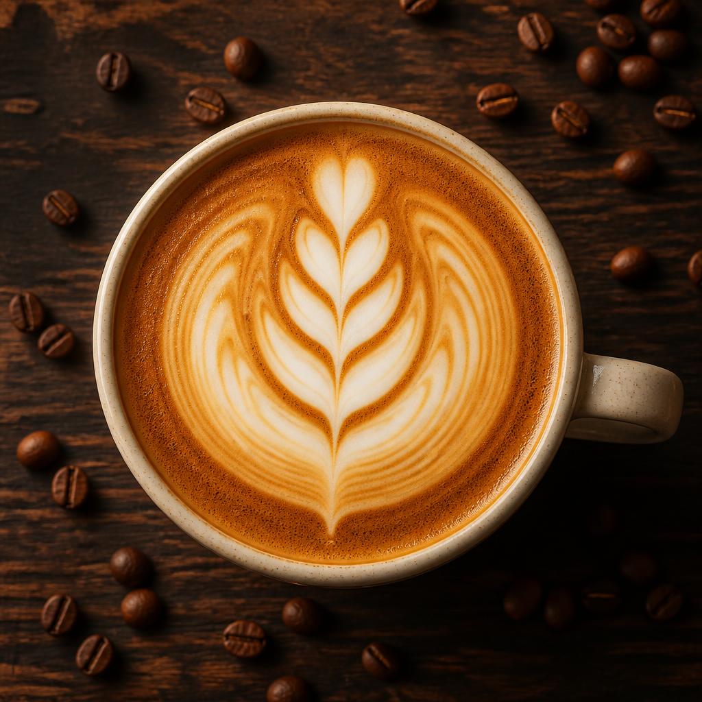 Rosetta latte art